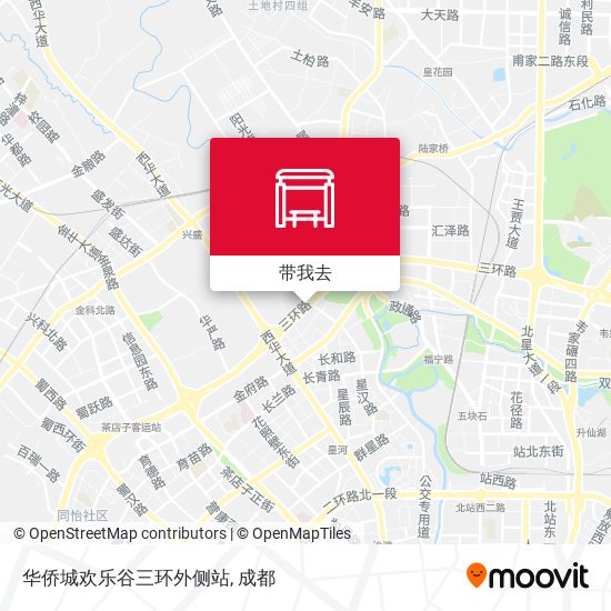 华侨城欢乐谷三环外侧站地图