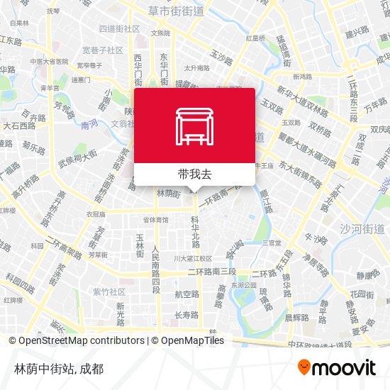 林荫中街站地图