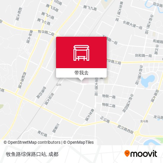 牧鱼路综保路口站地图