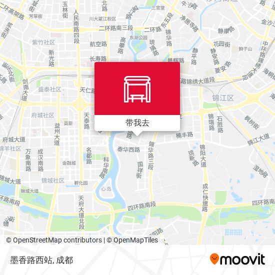 墨香路西站地图