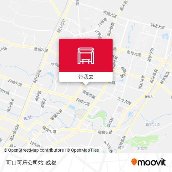 可口可乐公司站地图