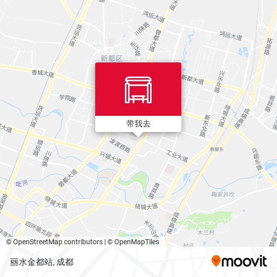 丽水金都站地图