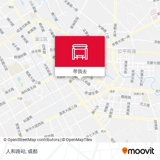 人和路站地图