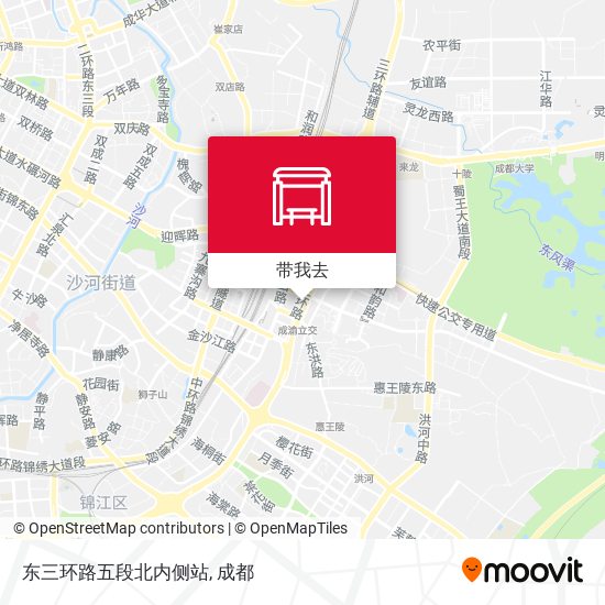 东三环路五段北内侧站地图