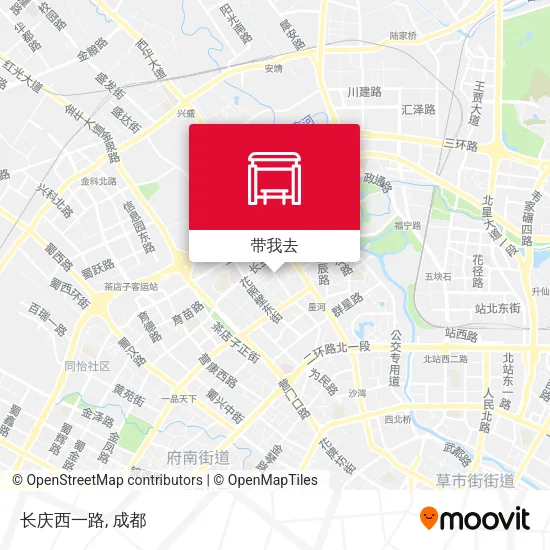 长庆西一路地图