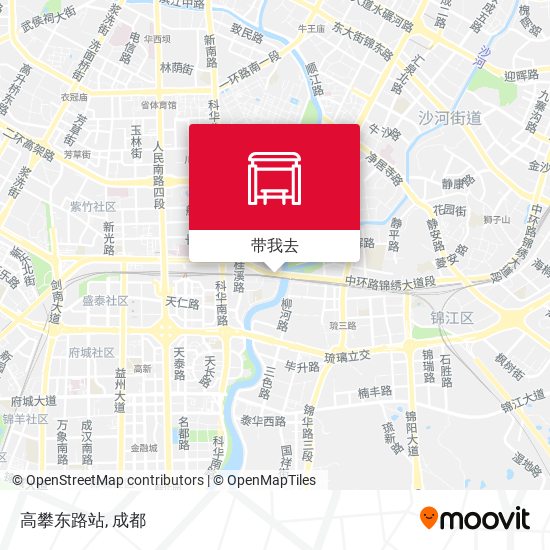 高攀东路站地图