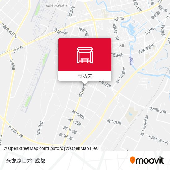 来龙路口站地图