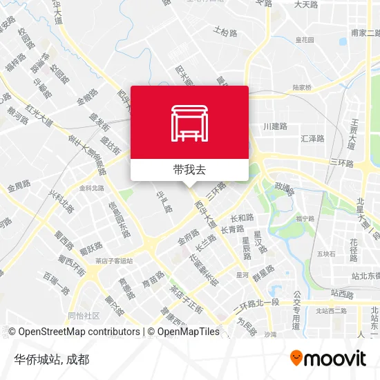 华侨城站地图