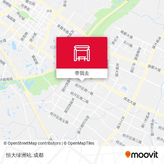 恒大绿洲站地图