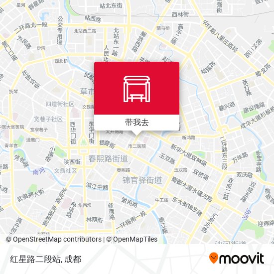 红星路二段站地图