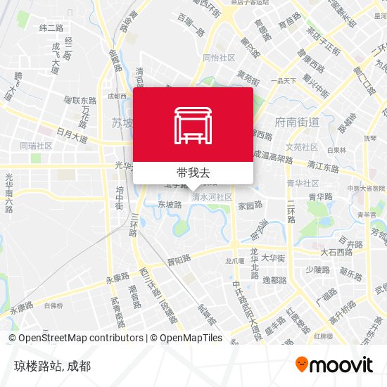 琼楼路站地图