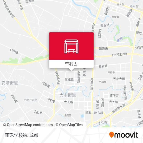 雨禾学校站地图