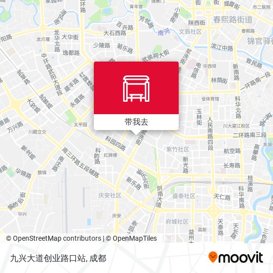九兴大道创业路口站地图