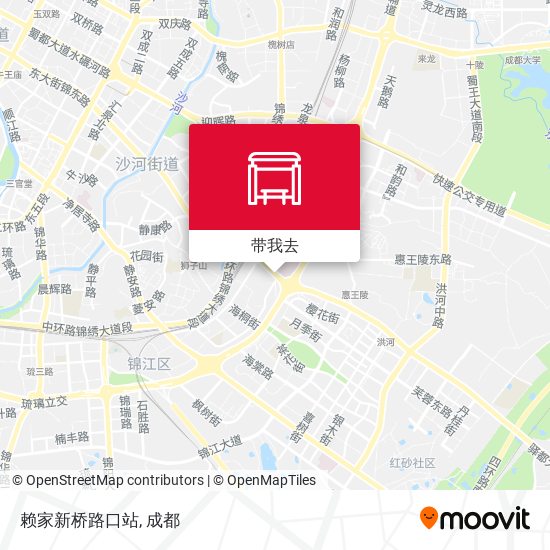 赖家新桥路口站地图