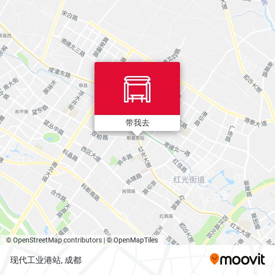 现代工业港站地图