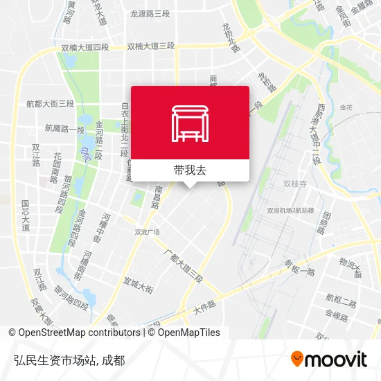 弘民生资市场站地图