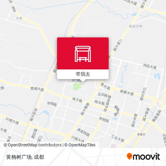 黄桷树广场地图
