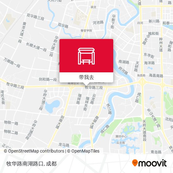 牧华路南湖路口地图