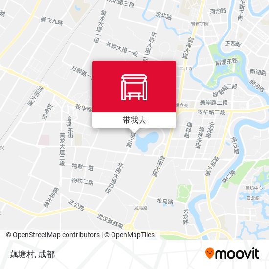 藕塘村地图