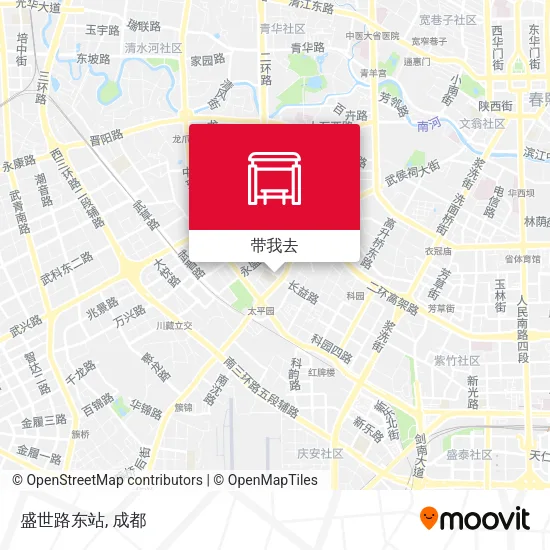 盛世路东站地图