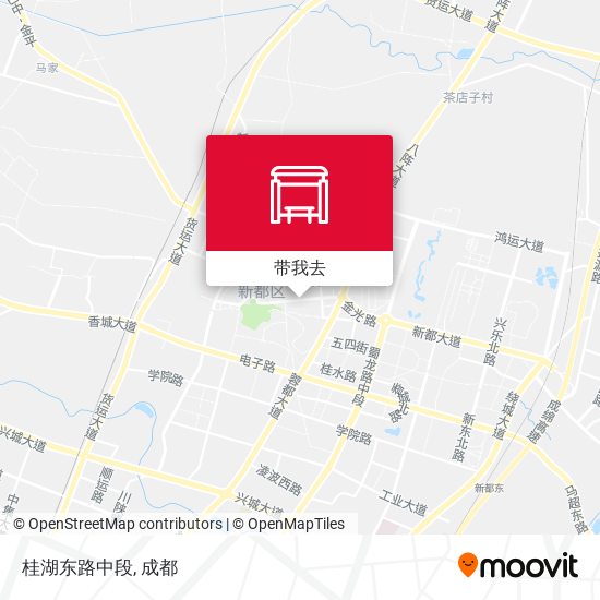 桂湖东路中段地图