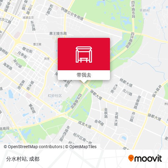 分水村站地图