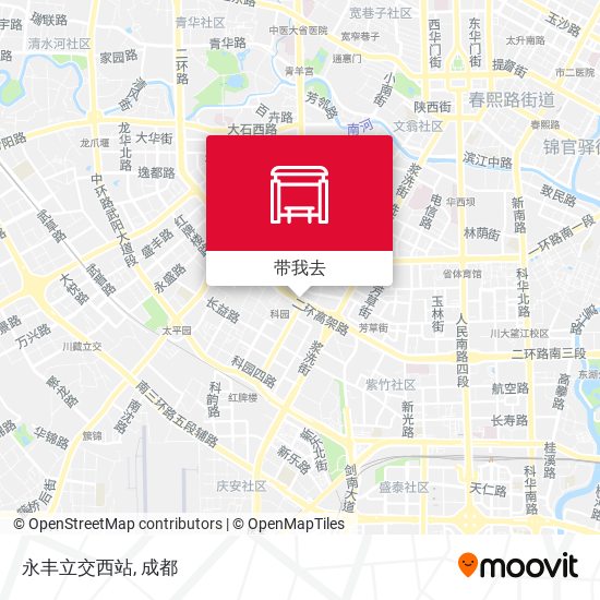 永丰立交西站地图
