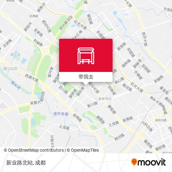 新业路北站地图