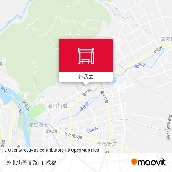 外北街芳菲路口地图