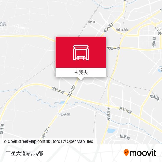 三星大道站地图