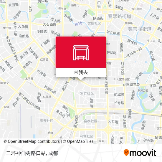 二环神仙树路口站地图