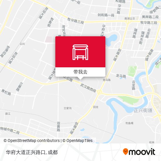 华府大道正兴路口地图