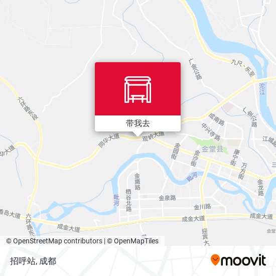 招呼站地图