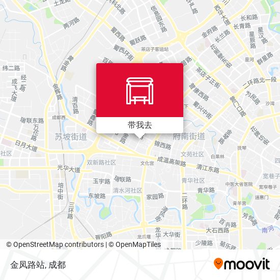 金凤路站地图