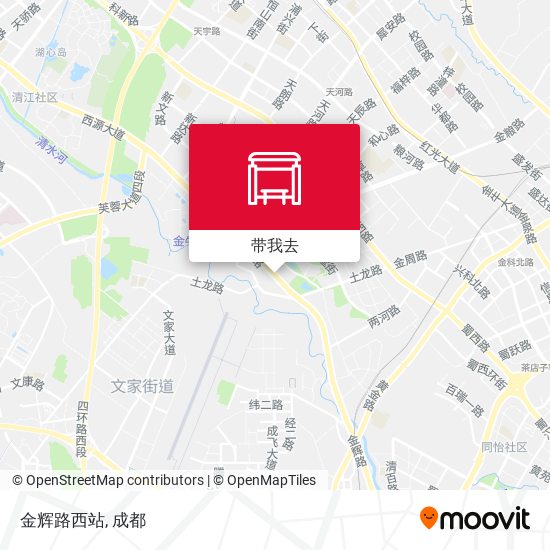 金辉路西站地图