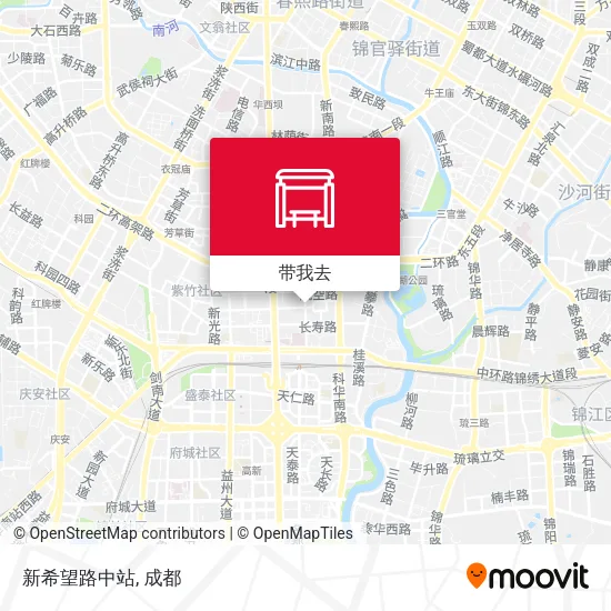 新希望路中站地图