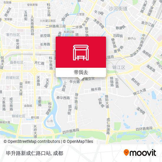 毕升路新成仁路口站地图