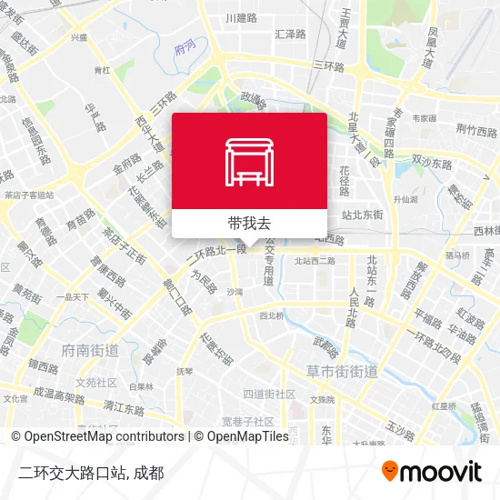 二环交大路口站地图