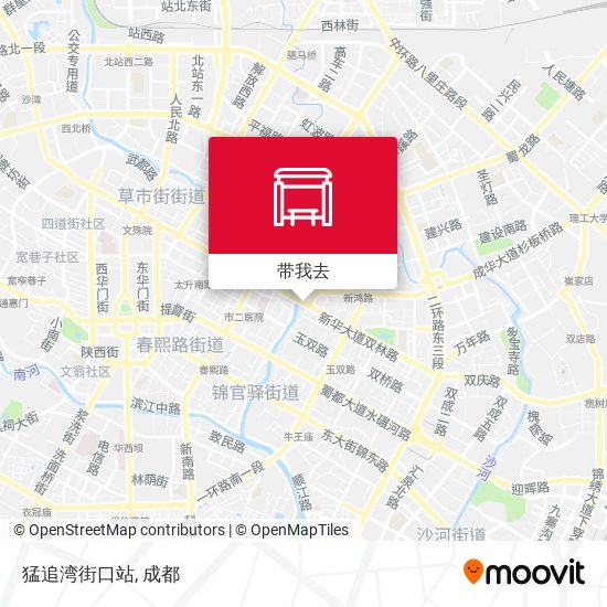 猛追湾街口站地图