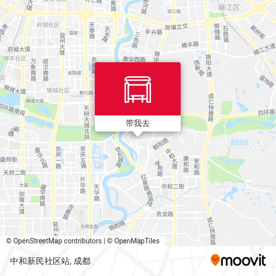 中和新民社区站地图