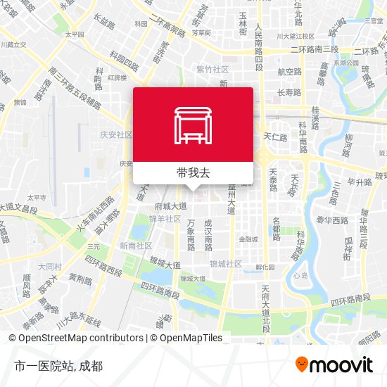 市一医院站地图