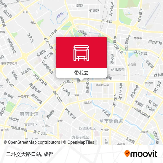 二环交大路口站地图