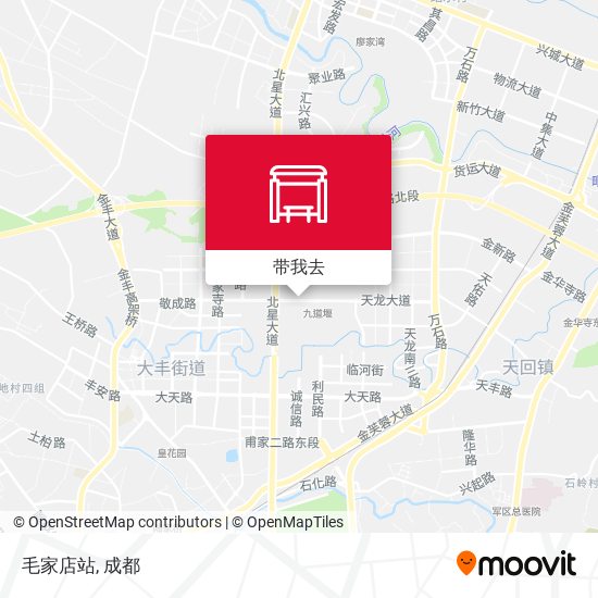 毛家店站地图