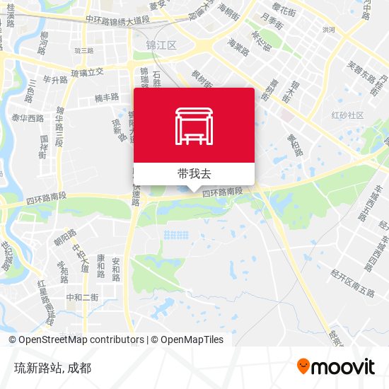 琉新路站地图
