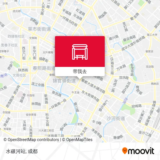 水碾河站地图