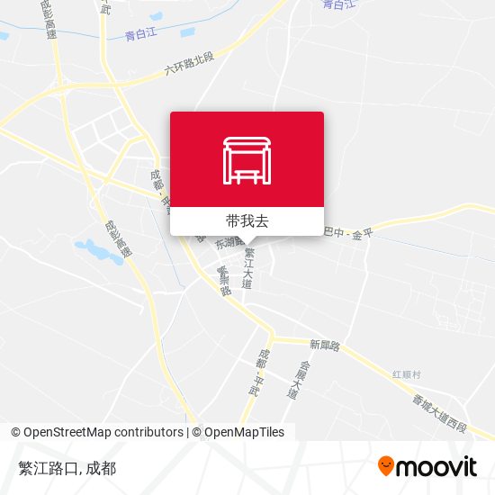 繁江路口地图
