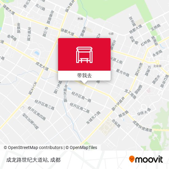 成龙路世纪大道站地图