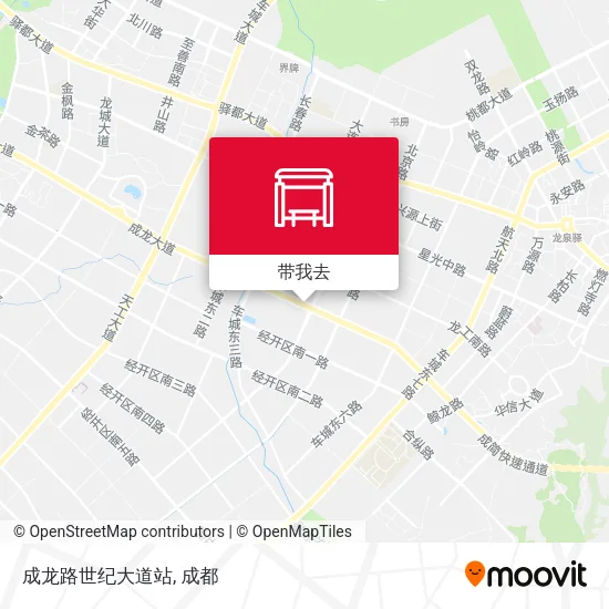 成龙路世纪大道站地图