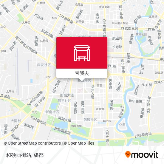 和硕西街站地图