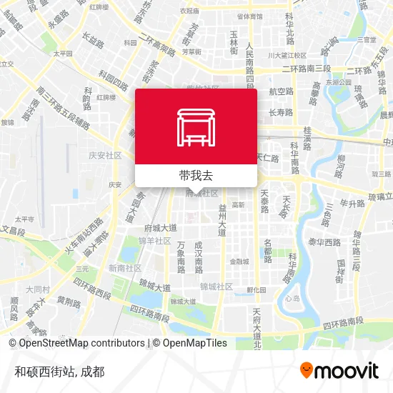 和硕西街站地图
